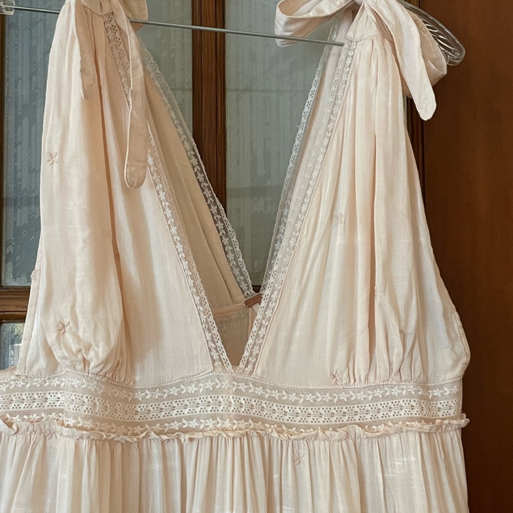 Free People Valley Tiered Midi dress. - Picture 3 of 11